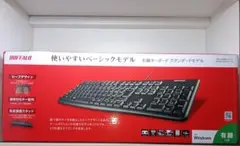 新品未開封品/有線PCキーボード/108キー/BSKBU100BK/バッファロー