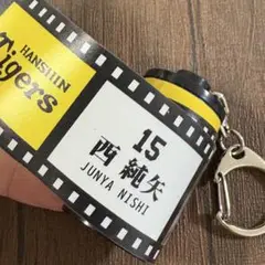 【新品】阪神タイガース グッズ 選手シークレットフォトクルキーホルダー 西純矢