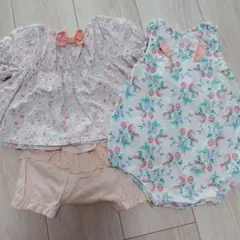 ベビー服　ロンパース　セットアップ　2セット