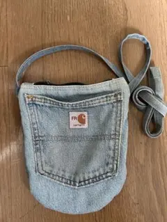 Carhartt デニム サコッシュ ショルダーバッグ