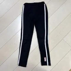 MARVEL 黒 ストライプ パンツ　140㎝