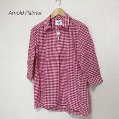 Arnold Palmer 　タグ付き　ギンガムチェック　ブラウス