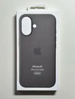 【新品】純正 iPhone 16 シリコンケース・ストーングレイ②