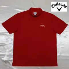 【Callaway】キャロウェイの刺繍ロゴ入りハイネックTシャツ（Lサイズ）