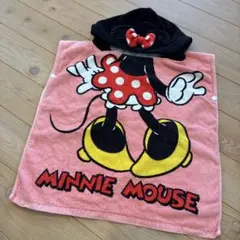 ディズニー ミニー タオルポンチョ プール バスタオル