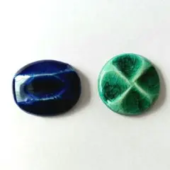 益子焼 置物 2個セット