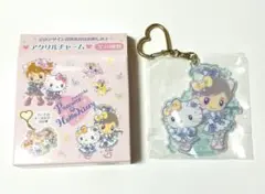 ふたりはプリキュア×ハローキティ　アクリルチャーム ミミィ＆キュアホワイト