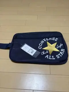 値下げ‼️[新品未使用]CONVERSE コンバースシューズケース ネイビー