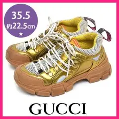 グッチ ロゴ ハイテク レディーススニーカー 35.5(約22.5cm)