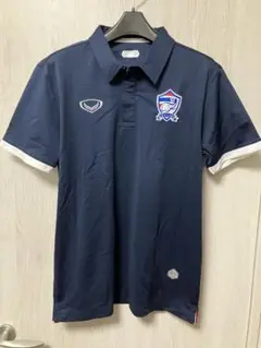Grand Sport サッカー タイ代表 ポロシャツ M ネイビー