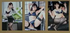 通販限定生写真「鈴村あいり（ランジェリー姿・拘束他）Lサイズ3種セット」新品