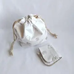 ねこさん巾着セット * おうち