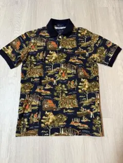 超美品 フレッドペリー nowartt 総柄 ポロシャツ FRED PERRY