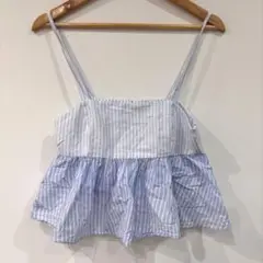 ZARA ストライプ キャミソール Sサイズ