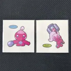 ポケモンパンシール　カヌチャン＆ナカヌチャン
