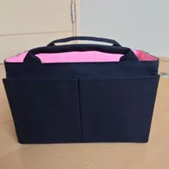 R7.87 SALE マチ付きファスナーポケットのバッグインバッグ