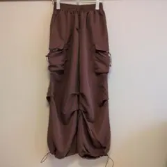 SHEIN　ブラウンカーゴパンツ 　S