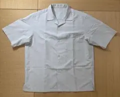半袖ボタンシャツ　薄いグレー