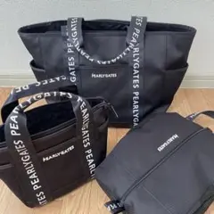 パーリーゲイツ☆バッグ3点(ロッカーバッグ・カートバッグ・シューズケース)