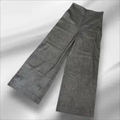 ZARA woman レディース グレー ガウチョパンツ ウール混合