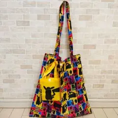 一度使用のみ ピカチュウ エコバッグ 折りたたみ
