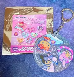 ナイトパーティー トレーディンググリッター ハローキティ マイメロディ クロミ