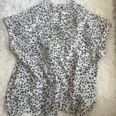 レオパード柄ブラウス　F