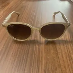 Ray-Ban クリアフレーム ラウンドサングラス