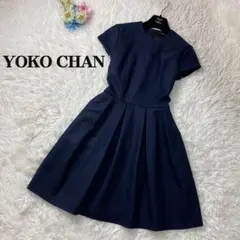 極美品♡ヨーコチャン Aライン ワンピース タック フレアスカート