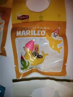 マリレオMARILEOリプトン携帯マスコットマリレオSpringピンク色帽子4個
