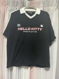 ハローキティ ポロシャツ Tシャツ ブラック L