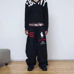 Mowalola ATL JOGGERS スウェットパンツ ブラック S