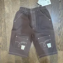 新品 未使用品 タグ付き ブラウン ハーフパンツ 140㎝