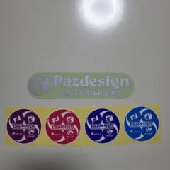 pazdesign パズデザイン ステッカー ⑥