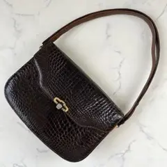 シャイニング クロコダイル ハンドバッグ KAIYO カイヨウ ショルダー