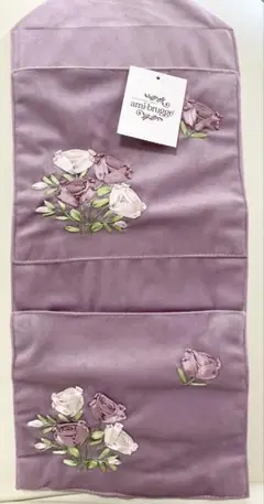 【新品未使用品】 ami-brugge ウォールポケット 花柄 パープル
