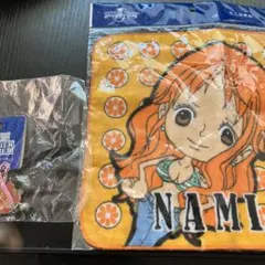 usj.ワンピース商品2点セット ミニタオル、ストラップ‼️ 新品、バラ売り不可‼️