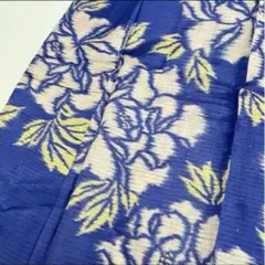 アンティーク 夏着物 絽 風合い良い染め 可愛い花 正絹 i-2907
