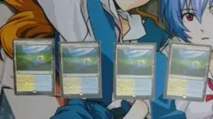 溢れかえる岸辺/Flooded Strand MTG 4枚 日本語 KTK