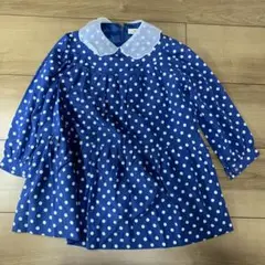 VIVID Vera 水玉　青　ワンピース　95cm
