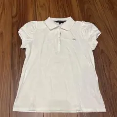 BURBERRY ホワイト ポロシャツ 160A