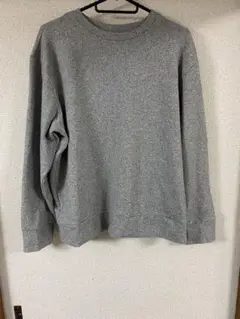 UNIQLO ユニクロ ソフトニットフリースクルーネックT グレー　秋　春　冬