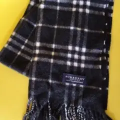 BURBERRY バーバリー マフラー カシミア100% ブラック 美品