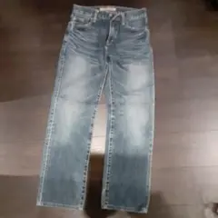 デニムパンツ S-002 青、ユニクロパンツ