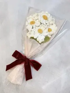 【枯れないお花・花束】デイジーとパール小花