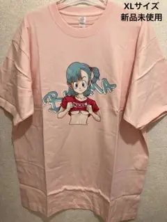 ドラゴンボール ブルマ TシャツXLサイズ 新品未使用 厚手 ピンク