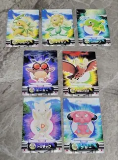 ポケモン カードダス ずかんカード ノーマル 7枚セット