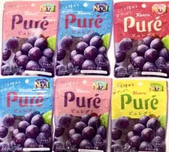 6個セット♪ Pure プュレグミ グレープ味