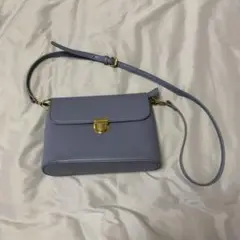 美品！ブルー ショルダーバッグ パステル