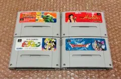 【SFCソフト4本セット・任天堂・ファミコン】xma